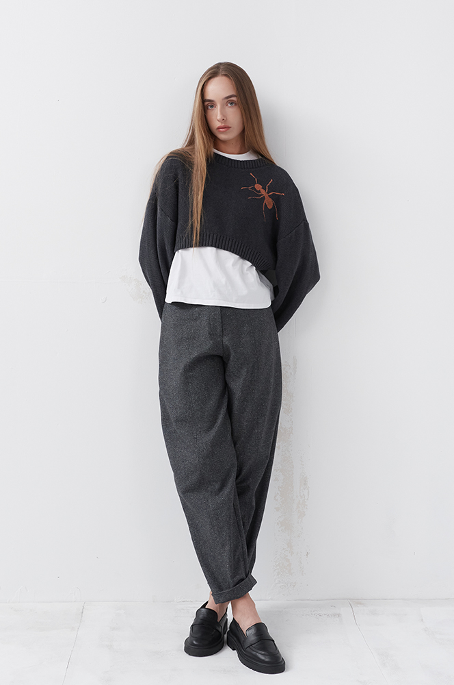 Штани сірі меланж (БР 83)